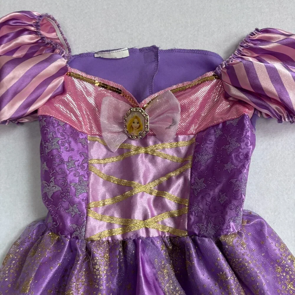 Disney Moana Anna Rapunzel Princess Dresses Halloween Costumes Girls Sz 4-6